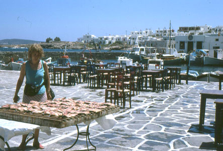 Paros Naoussa poissons  scher